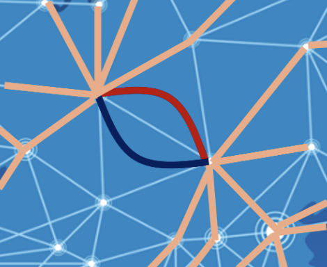 Changing network paths from a1 to a2